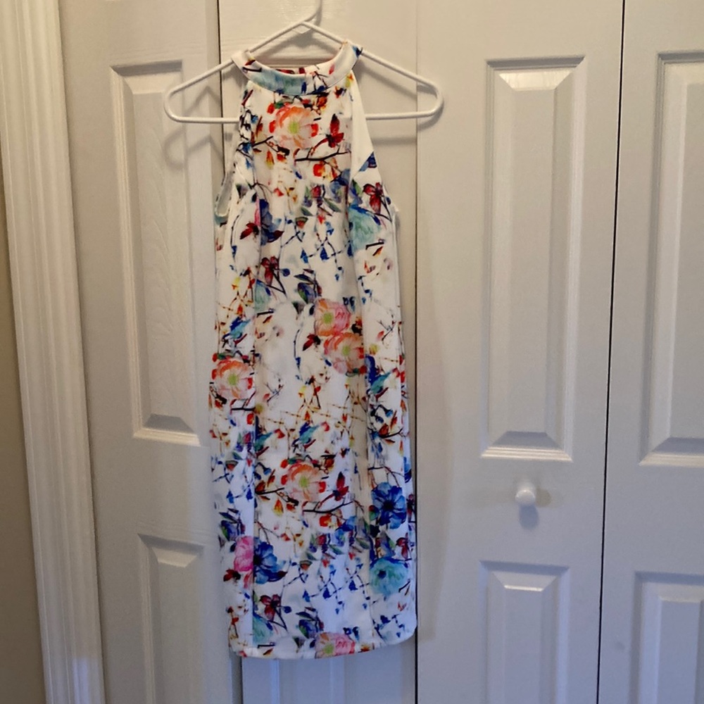 Floral print summer dress